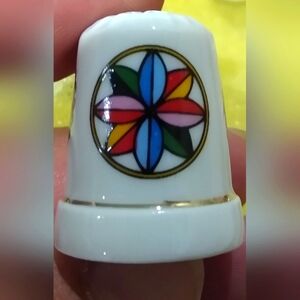 Thimble Bone China 1"